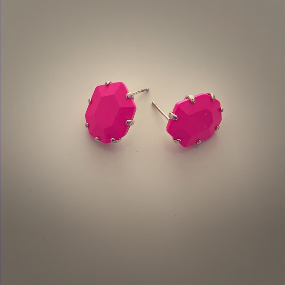 Kendra Scott Earrings hot pink